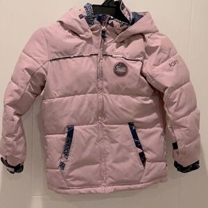 Roxy Anna Girls Ski Jacket - Powder Pink ERLTJ03015